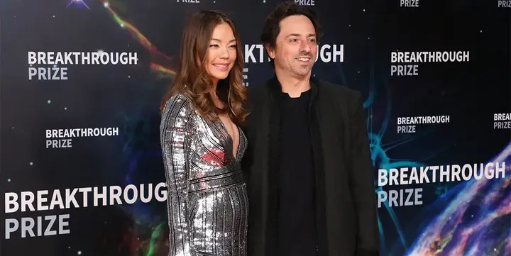 Nicole Shanahan a Sergey Brin Nicole Shanahan a Sergey Brin